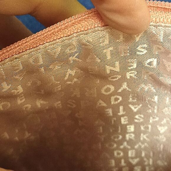 KATE SPADE Top Zippered Wristlet. Pink/Salmon - Picture 4 of 7